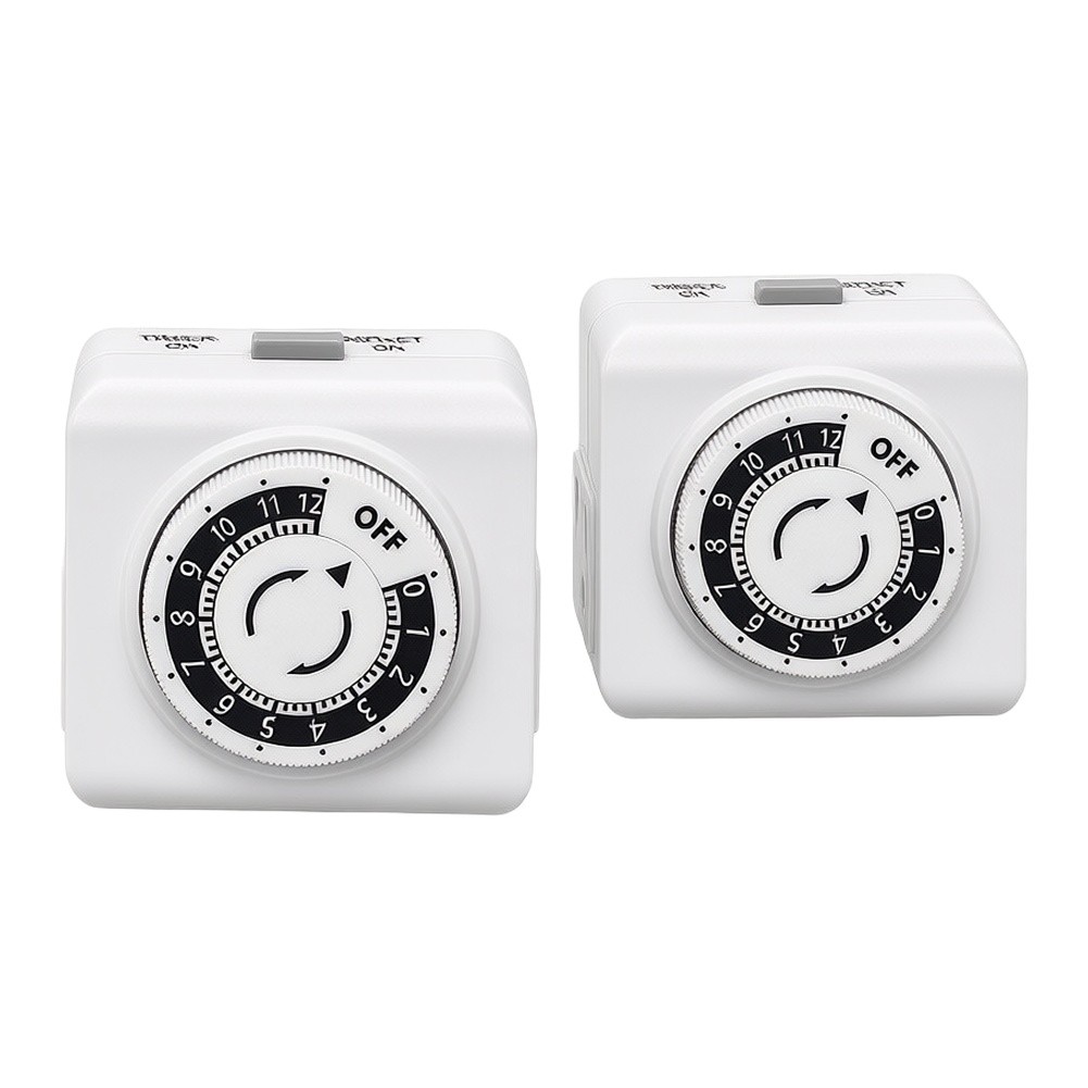Lot de 2 prises de courant ave - Timer Dual Outlet avis et prix